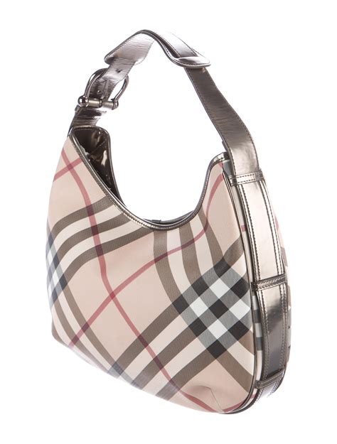 burberry nova check handbag.